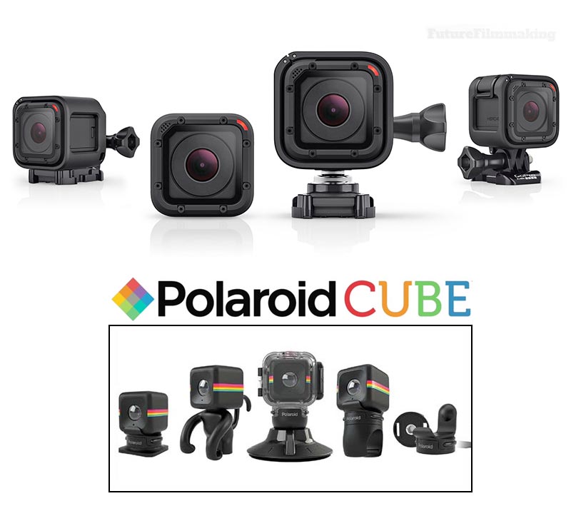 GoPro Hero4 Session VS Polaroid Cube
