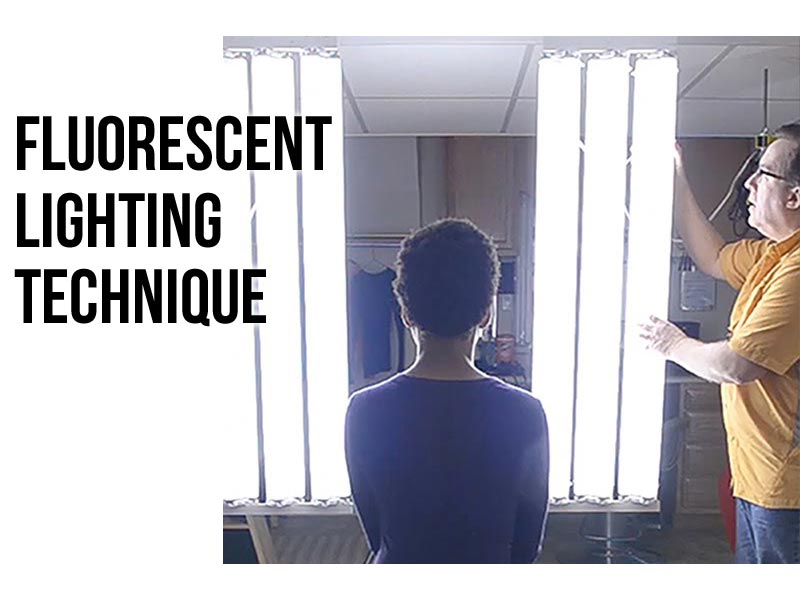 fluorescent video lighting technique