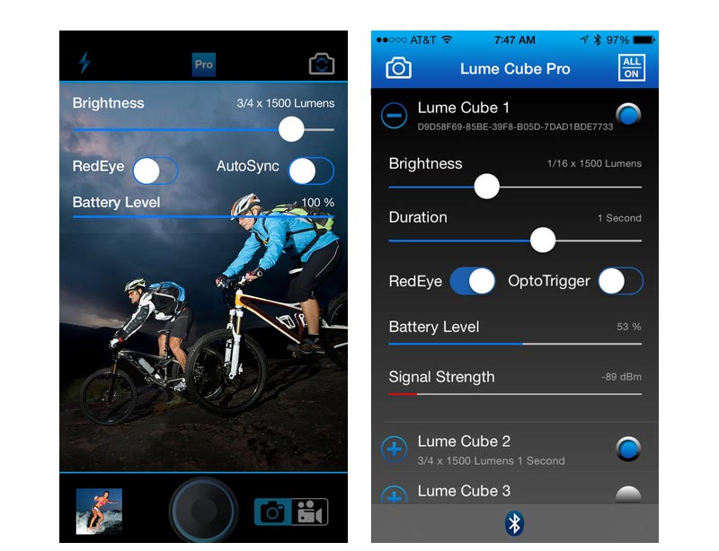lume cube pro app for android and iOS
