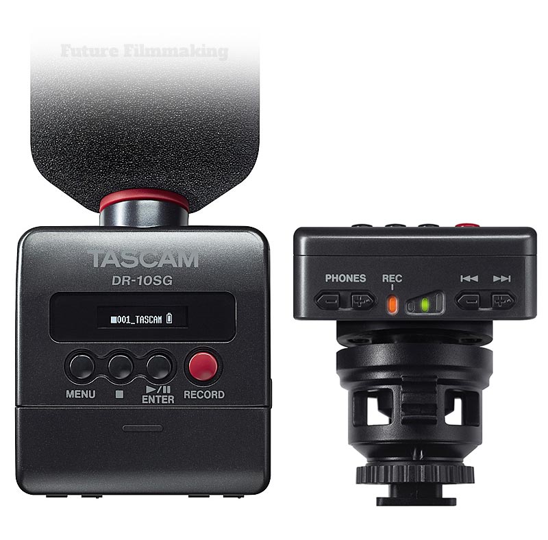 Tascam Announces DR-10SG – Camera-Mountable Audio Recorder With Shotgun