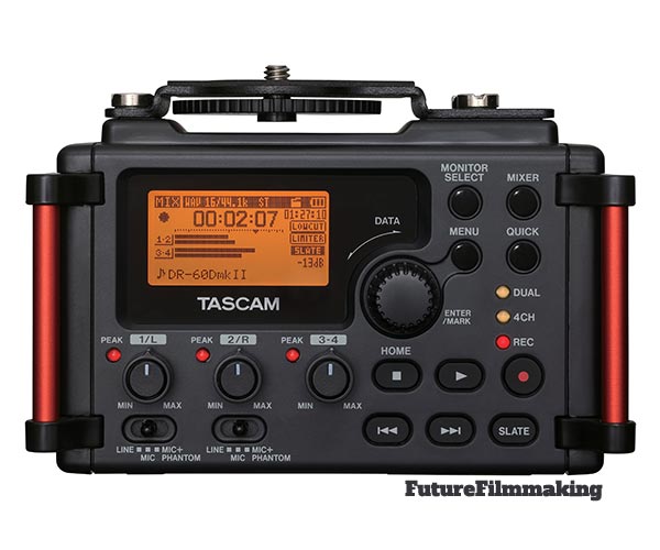 tascam dr60dmk2 digital portable audio recorder dslr