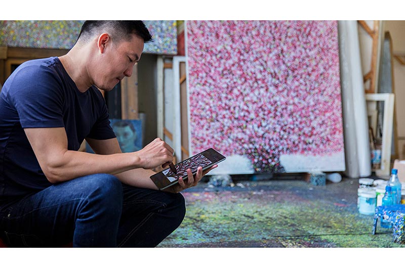 Lieu-Nguyen Dot Painting